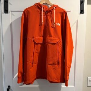 The North Face Bright Orange Half-Zip Pullover Hoodie